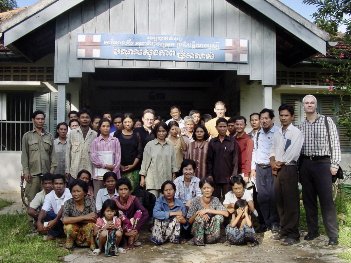 Group photo in Cambodia