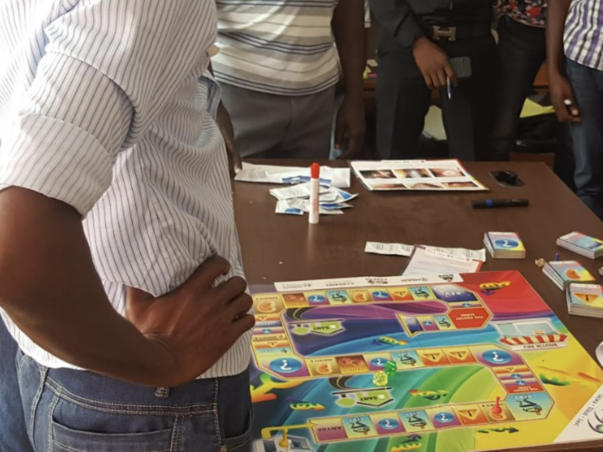 A risk evaluation game with men who have sex with men at Club99 in Cayes