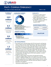 03.03.20 - USAID_DCHA Haiti Complex Emergency Fact Sheet #1