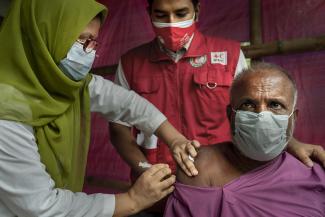 Image of COVID-19 vaccination in Bangladesh