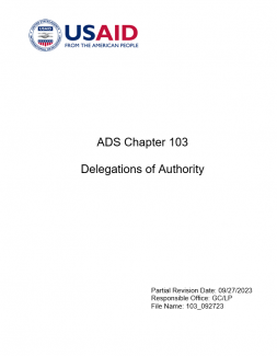 Cover image for ADS 103