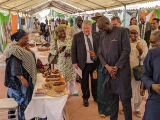USAID sponsors interactive agriculture and nutrition exhibition at the University Cheikh Anta Diop