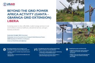 Beyond The Grid Power Africa Activity (Ganta-Gbarnga Grid Extension), Liberia