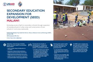 Secondary Education Expansion for Development (SEED), Malawi