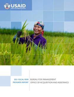 Cover for Acquisition and Assistance Fiscal Year 2022 Progress Report