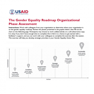 Gender Equality Roadmap Organizational Phase Assessment
