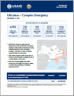 2022-12-16 USG Ukraine Complex Emergency Fact Sheet #4