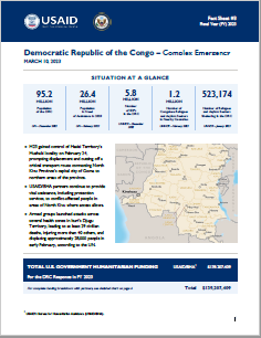 2023-03-10 USG Democratic Republic of the Congo Complex Emergency Fact Sheet #3
