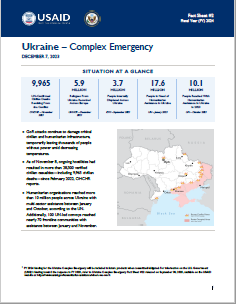 2023-12-07 USG Ukraine Complex Emergency Fact Sheet #2