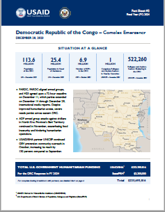 2023-12-28 USG Democratic Republic of the Congo Complex Emergency Fact Sheet #2