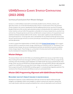 USAID/Jamaica CDCS 2020-2025 Climate Annex thumbnail