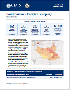 2024-02-01 USG South Sudan Complex Emergency Fact Sheet #2