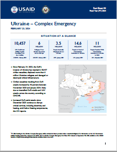 2024-02-23 USG Ukraine Complex Emergency Fact Sheet #4