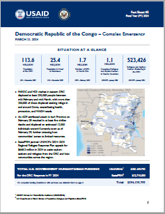 2024-03-21 USG Democratic Republic of the Congo Complex Emergency Fact Sheet #5
