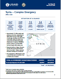 2024-04-09 USG Syria Complex Emergency Fact Sheet #6
