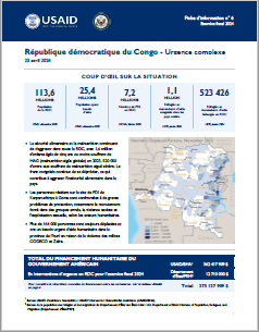 2024-04-25 USG Democratic Republic of the Congo Complex Emergency Fact Sheet #6 - French