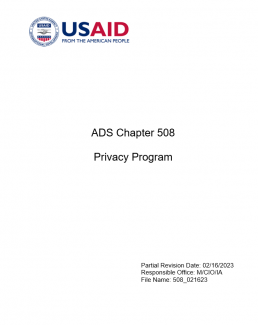 Cover image for ADS 508