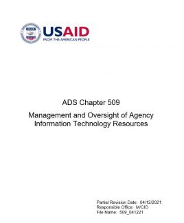 Cover image for ADS 509