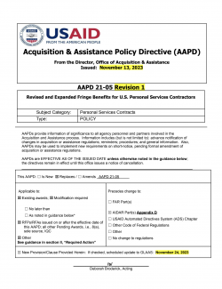 AAPD 21-05 Cover Page
