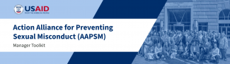 Action Alliance for Preventing Sexual Misconduct (AAPSM) ManagerToolkit