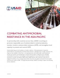COMBATING ANTIMICROBIAL RESISTANCE IN THE ASIA-PACIFIC FACT SHEET