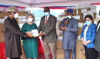 Belemaoil donates Rapid Test Kits to USAID to support HIV and AIDS eradication efforts in Uyo, Akwa Ibom State