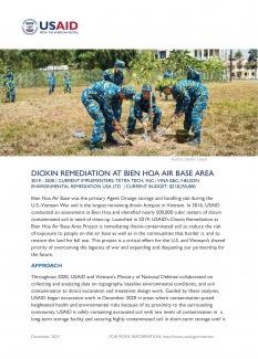 Dioxin Remediation at Bien Hoa Air Base Area Project