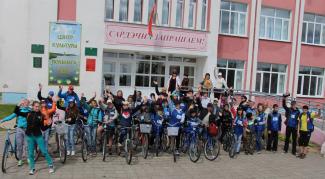 Ежегодный велопробег учеников Здитовской школы–один из способов рассказать о возможностях участия в развитии местного сообщества