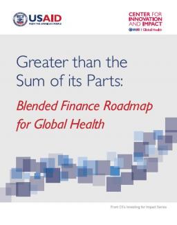 Blended Finance Roadmap for Global Health