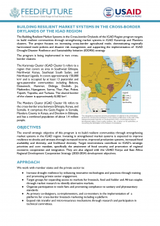 Building Resilient Market Systems in the Cross-border Drylands fact sheet