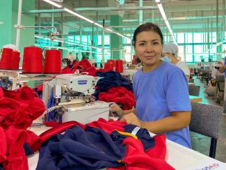 With more than 500 people working at the factory, it became the largest employer in Batken region.