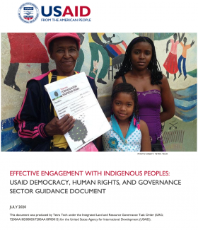 Indigenous Peoples Democracy Rights and Governance Guidance