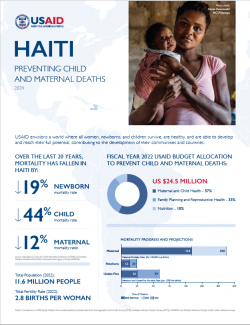 mchn factsheet cover photo haiti