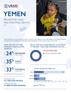 2024 MCHN Country Specific Fact Sheet: Yemen
