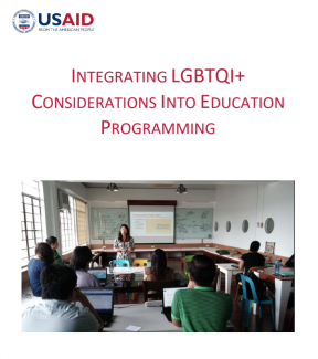 Integrating LGBTQI+ Considerations Into Education Programming