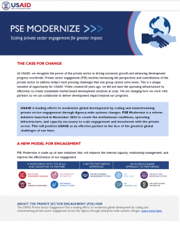 PSE Modernize Fact Sheet
