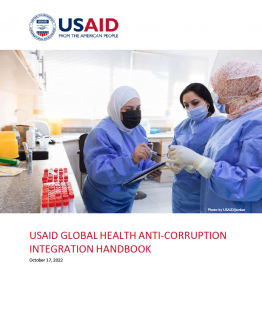 USAID Global Health Anti-Corruption Integration Handbook