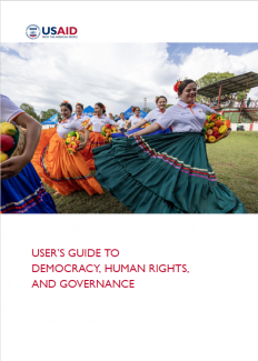 Cover for User's Guide to Democracy, Human Rights, and Governance