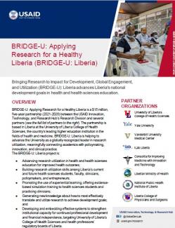 Liberia BRIDGE-U Cover