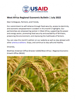 West Africa Regional Economic Bulletin | July 2022