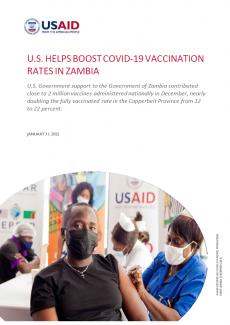 U.S. Helps Boost COVID-19 Vaccination Rates In Zambia