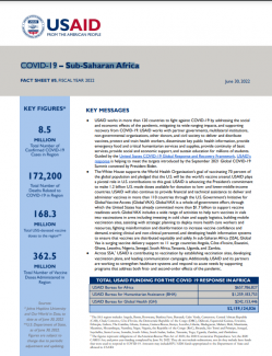 COVID-19 – Sub-Saharan Africa Fact Sheet #5