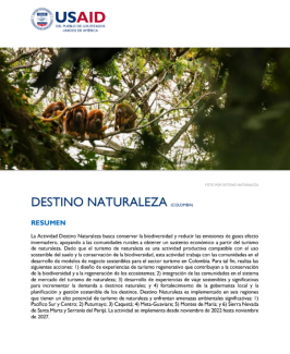 Fact Sheet Destino Naturaleza