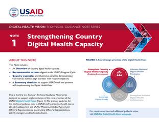 Technical Guidance Note 1 Strengthening Country Digital Health Capacity