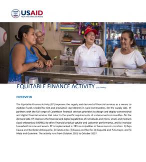 Equitable Finance Fact Sheet
