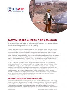 Sustainable Energy for Ecuador