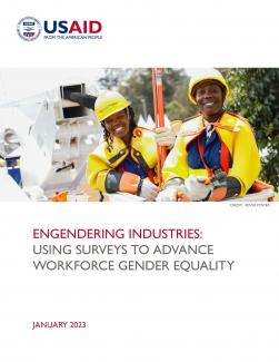Engendering Industries Using Surveys to Advance Workforce Gender Equality Guide