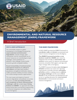 Environmental and Natural Resources Management (ENRM) Framework Summary