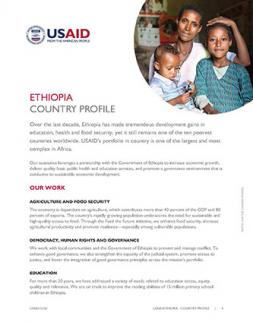 Image of Ethiopia country profile document
