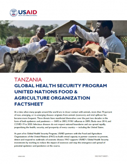 Global Health Security Program - UN FAO 